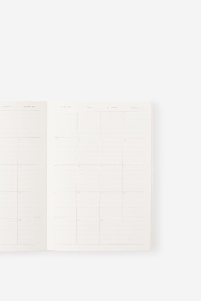 2026 B6 Weekly Soft Metro Diary, Black