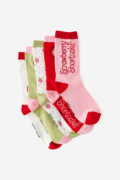 Box Of Socks, LCN SSC STRAWBERRY SHORTCAKE