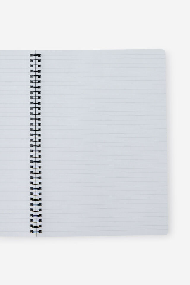 A4 Spiral Notebook, ECRU STRAWBERRIES