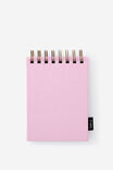 A6 Spiral Sketch Book, BLOSSOM PINK - alternate image 1