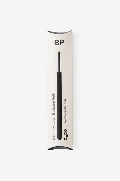 0.7Mm Ballpoint Refill, BLACK