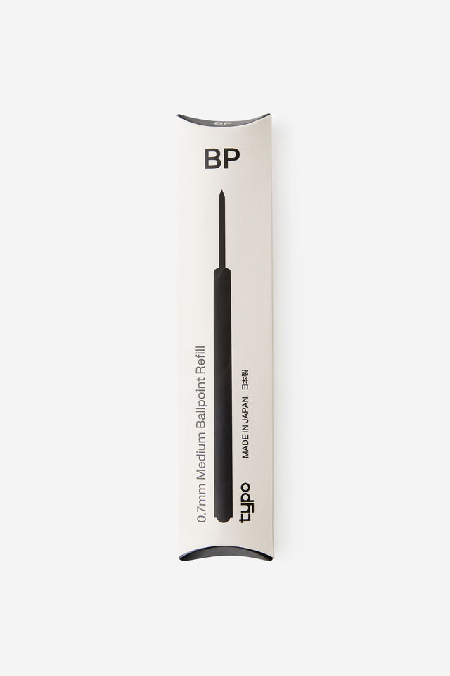 0.7Mm Ballpoint Refill, BLACK