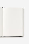 Metro A5 Hard Plain Notebook, Black - alternate image 2