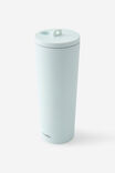 Hidden Straw Metal Smoothie Cup, SEA MIST - alternate image 2