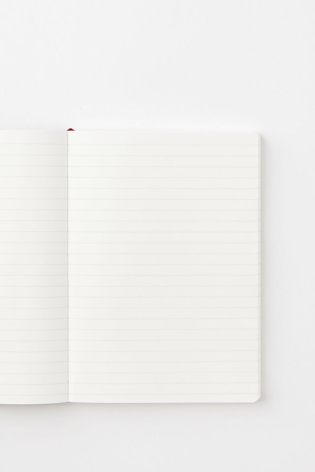 B6 Soft Cover Lined Notebook, CABERNET