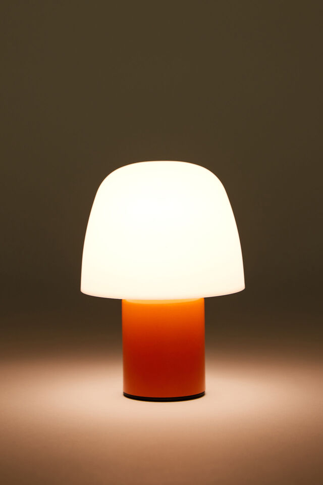 Touch Mushroom Desk Lamp, TANGERINE