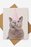 CAT PARTY HAT GOOGLY EYES