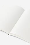 A5 Soft Cover Lined Notebook, BLACK - alternate image 3