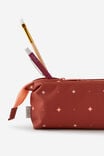Compact Pencil Case, GINGERBREAD SPACED OUT - example image 2