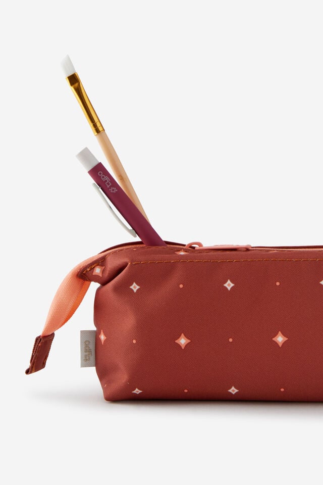 Compact Pencil Case, GINGERBREAD SPACED OUT