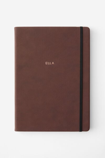 A4 Personalised Buffalo Journal, ESPRESSO