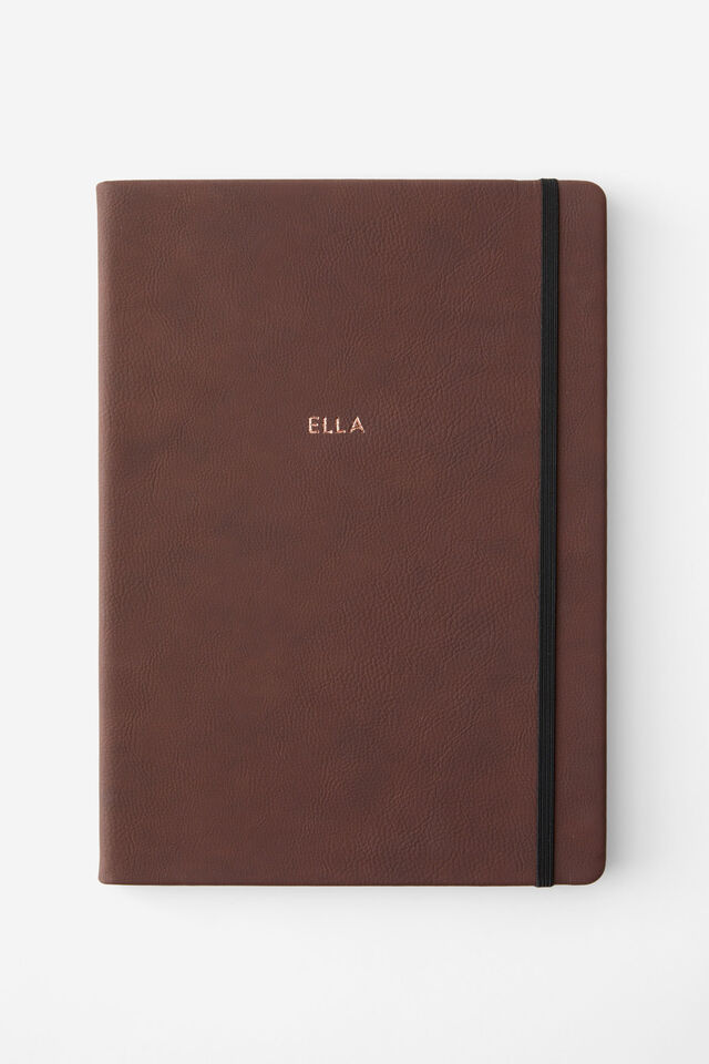 A4 Personalised Buffalo Journal, ESPRESSO