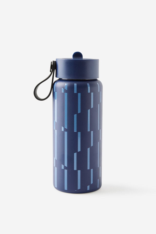 On The Move 350Ml Sipper Top, ZIG ZAG NAVY
