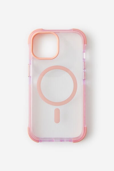 Active Shockproof Case Iphone 13/14/15, PASTEL LAVENDER / PEACH