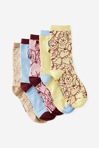 Box Of Socks, LCN DIS WINNIE THE POOH (S/M)