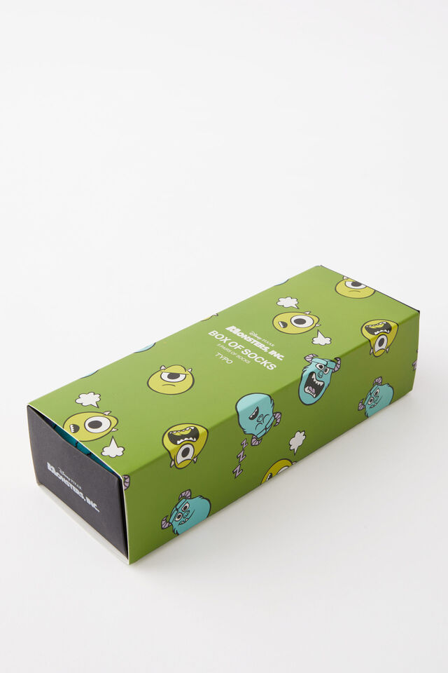 Box Of Socks, LCN DIS MONSTERS INC CHARACTERS (M/L)