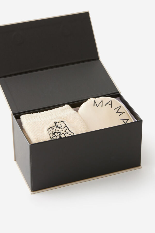 Bed Socks And Eye Mask Gift Pack, MAMA BEAR