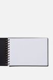 A5 Spiral Sketch Book, BLACK - alternate image 3
