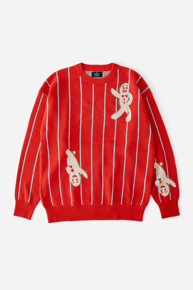 Christmas Jumper, STRIPPER GINGY!