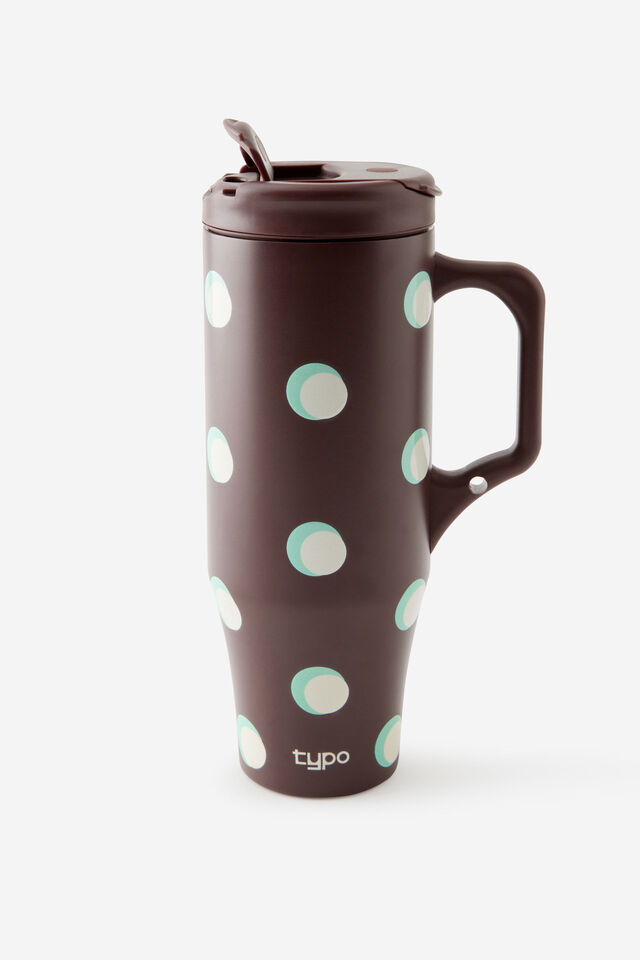 Loft Tumbler 1.2L, ESPRESSO POLKA