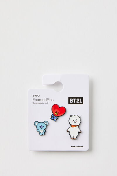 Collector Enamel Pins 3Pack, LCN BT21 ICONS 1