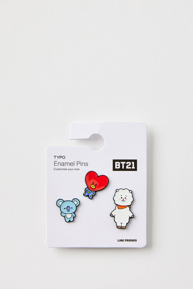 Collector Enamel Pins 3Pack, LCN BT21 ICONS 1