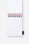 A6 Spiral Sketch Book, BLOSSOM PINK - alternate image 2