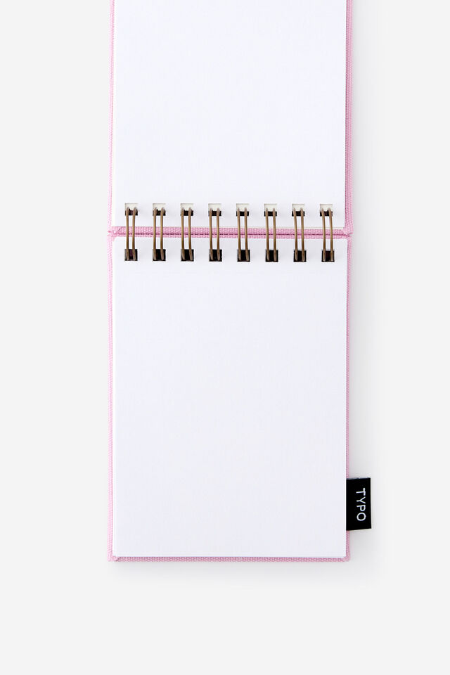 A6 Spiral Sketch Book, BLOSSOM PINK
