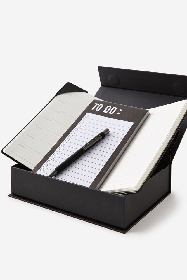 2026 Diary Gift Set, BLACK