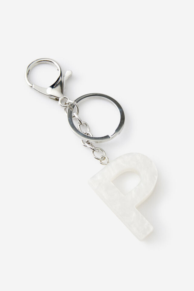 Alpha Keyrings, P / MOTHER OF PEARL
