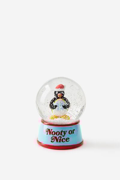 Collab Small Shaped Snowglobe, LCN MATT PINGU NOOTY OR NICE