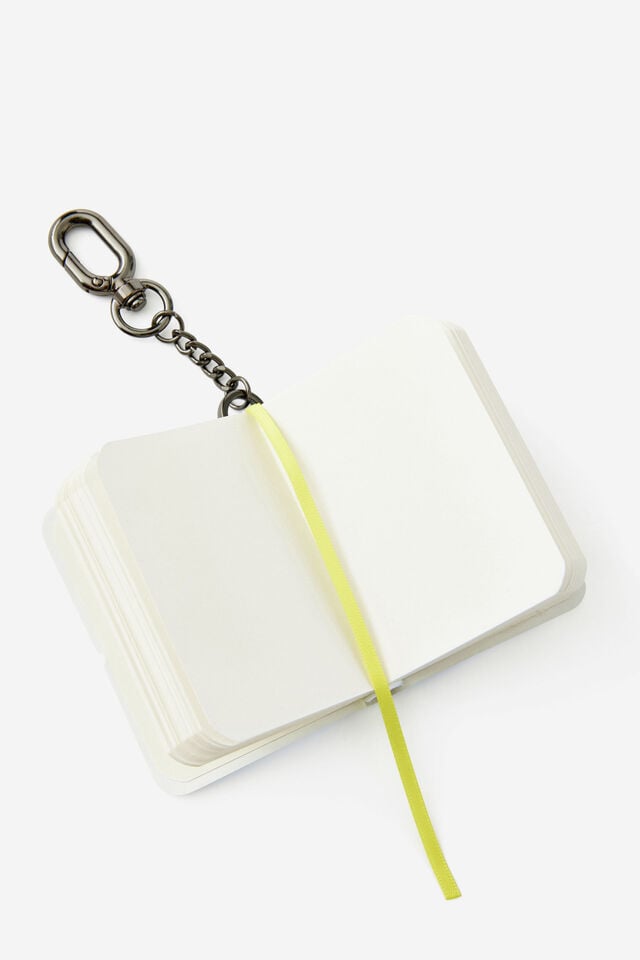 Mini Keyring Sketch Book, AZURE