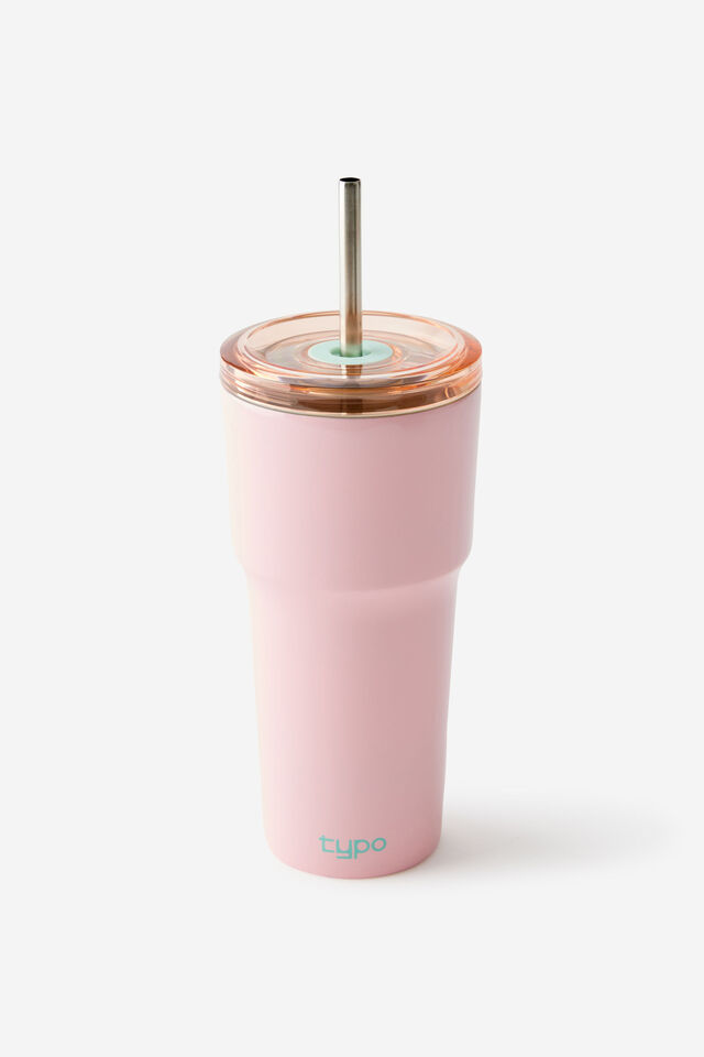 Personalised Smoothie Cup 600Ml, STRAWBERRY MILK