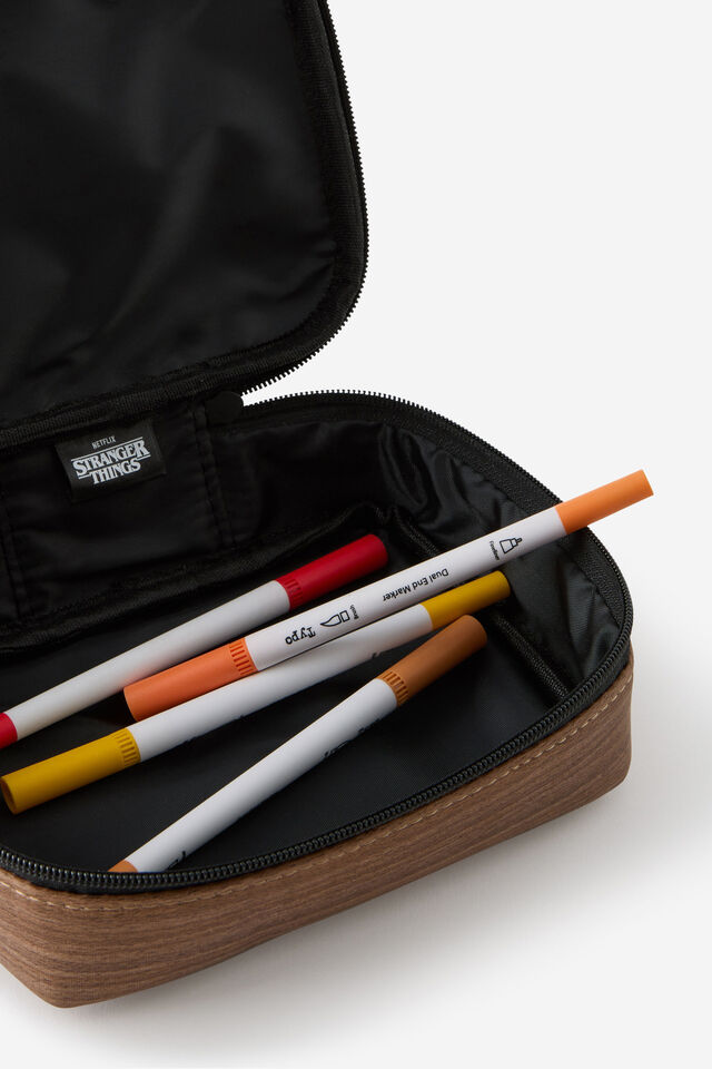 Premium Novelty Shaped Pencil Case, LCN NET STRANGER THINGS TV