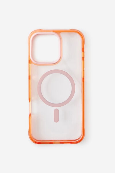 Active Shockproof Case Iphone 16 Pro Max, JUST PEACHY/STRAWBERRY MILK