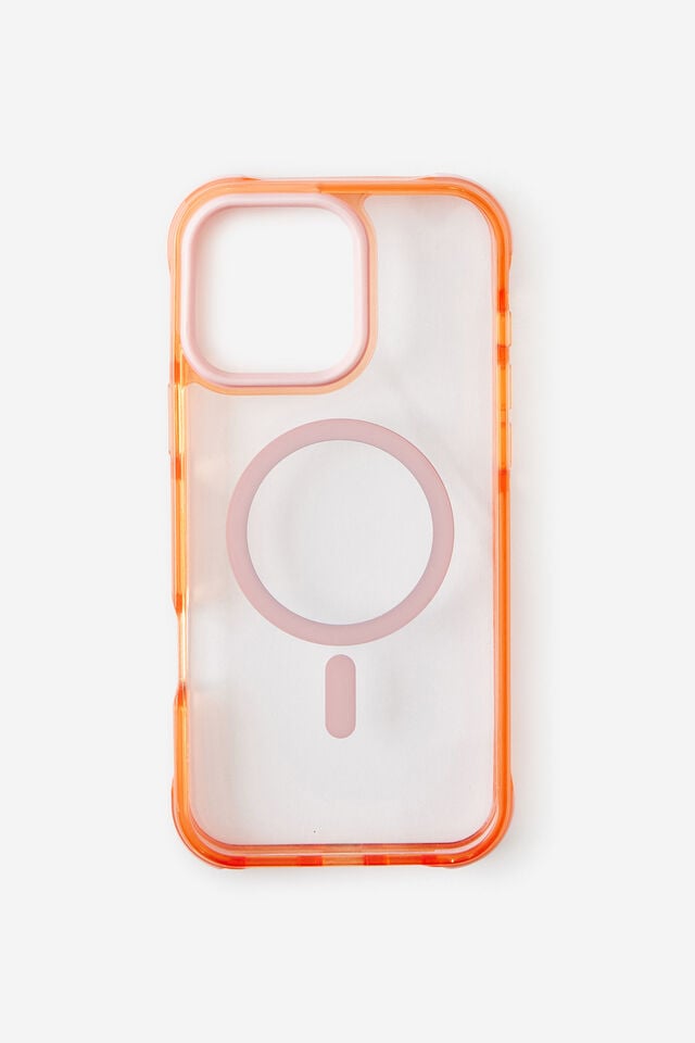Active Shockproof Case Iphone 16 Pro Max, JUST PEACHY/STRAWBERRY MILK