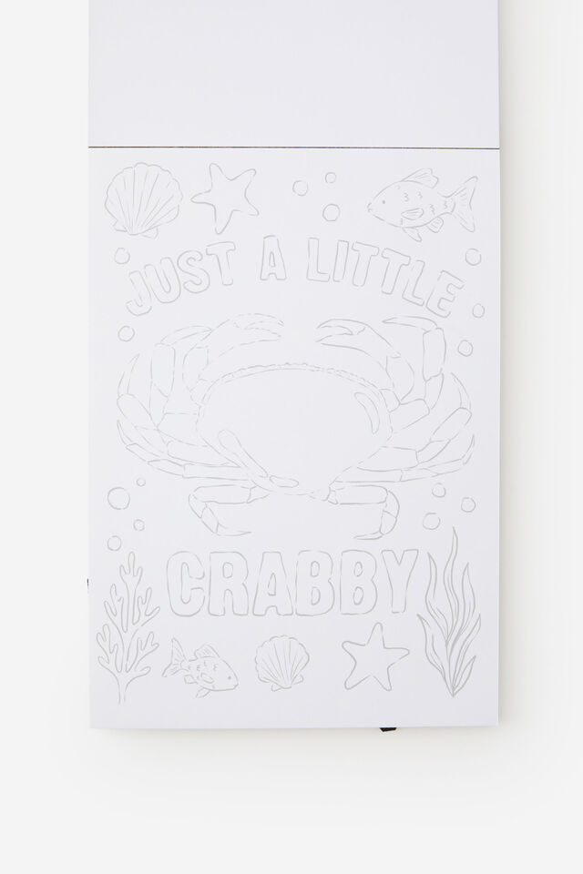 A4 Colouring Pad, AQUAMARINE