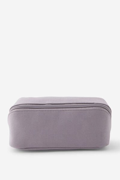 Felix Fold Out Pencil Case, SILVER LILAC
