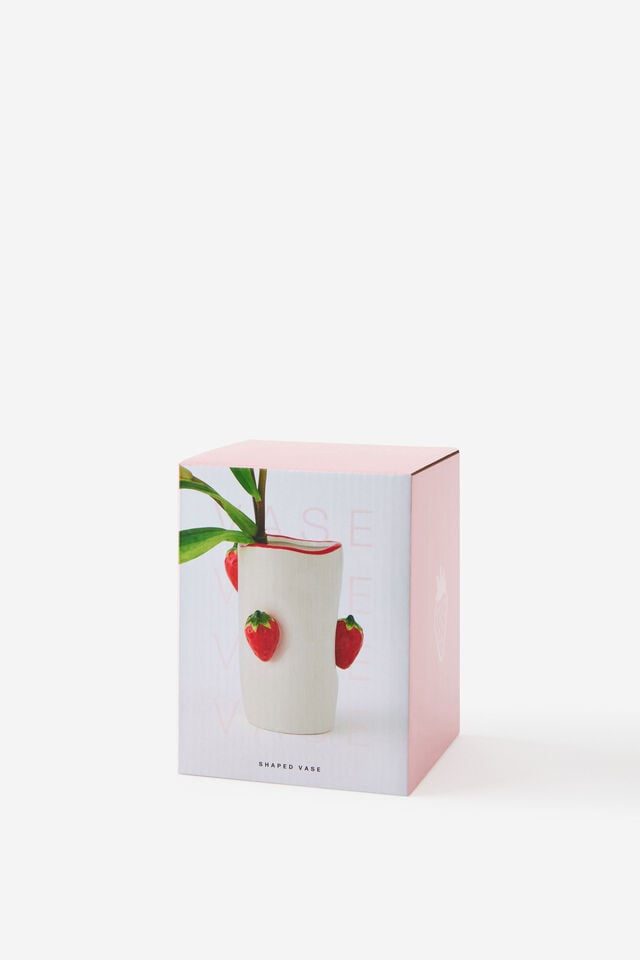 Shaped Vase, STRAWBERRY