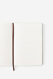 Personalised A5 Hard Lined Notetaker Notebook, MINTY ESPRESSO - example image 2