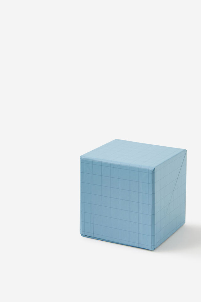 Be Square Sticky Notes Cube, NEUTRAL GRID