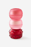 Mini Stackers Glass Tea Light Candle, PETAL DRIFT BLUSH RIBBED - alternate image 4