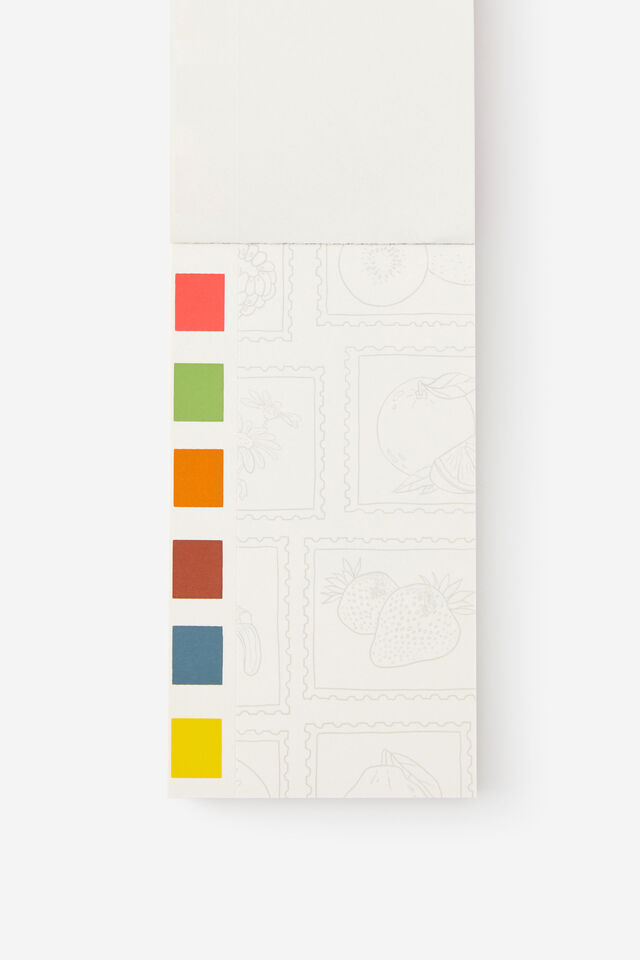 Mini Watercolour Paint Pad 2.0, FRUITS AND FLORALS