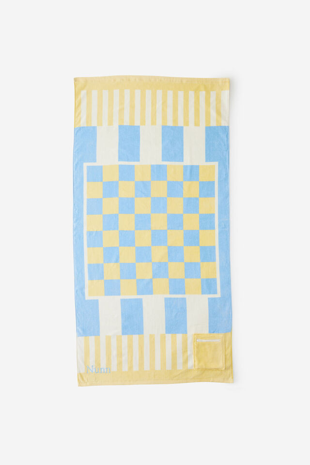 Personalisationgame Beach Towel, CHECKMATE