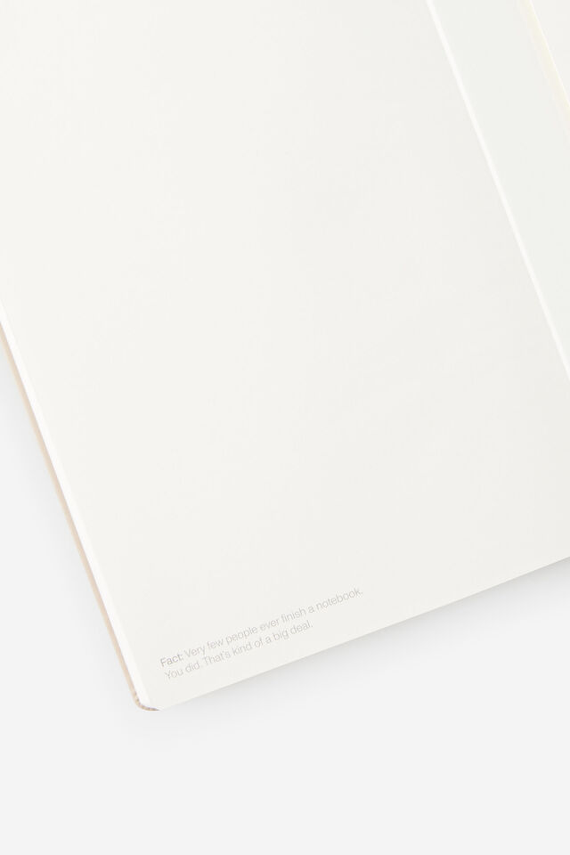 Personalised Metro B5 Hard Lined Notebook, Chai