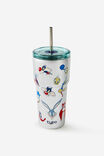 Collector Smoothie Cup 600Ml, LCN WB LOONEY TUNES MULTI FACE - example image 2