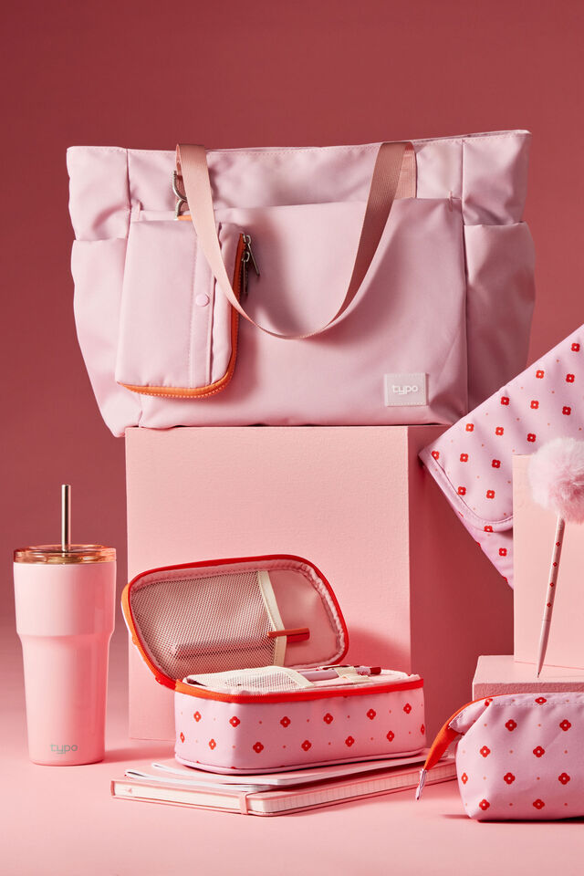 Mode Zip Pocket, STRAWBERRY MILK