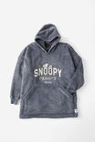 Personalised Collab Oversized Hoodie Adult, LCN PEA SNOOPY - alternate image 1