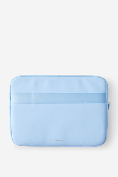 Personalised Pro 14 Inch Laptop Case 2, BLUE SKIES FLOWER