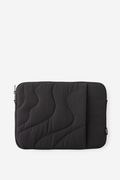 Mode 14 Inch Laptop Case, BLACK / QUILTED